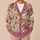 Pink And Peach Floral Blooms For Romantic Everyday Layering And Garden Gatherings All-over Print Knitted Cardigan - 6