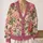Pink And Peach Floral Blooms For Romantic Everyday Layering And Garden Gatherings All-over Print Knitted Cardigan - 2
