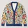 Colorful Food And Drink Doodle Motifs For Casual Everyday Layering And Brunch Style All-over Print Knitted Cardigan - 1