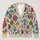 Sacred Heart Folk Motifs With Winged Hearts For Casual Layering And Weekend Style All-over Print Knitted Cardigan - 1