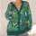 Emerald Butterfly Garden for Spring Layering and Casual Weekend Style for Women All-over Print Knitted Cardigan - 4