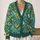 Emerald Butterfly Garden for Spring Layering and Casual Weekend Style for Women All-over Print Knitted Cardigan - 2