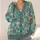 Gray Cat Floral Garden Motifs for Casual Spring Layering and Everyday Weekend Style All-over Print Knitted Cardigan - 4