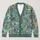 Gray Cat Floral Garden Motifs for Casual Spring Layering and Everyday Weekend Style All-over Print Knitted Cardigan - 1