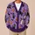 Cute Halloween Cats, Ghosts and Pumpkins for Cozy Autumn Layering and Festive Parties All-over Print Knitted Cardigan - 6