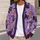 Cute Halloween Cats, Ghosts and Pumpkins for Cozy Autumn Layering and Festive Parties All-over Print Knitted Cardigan - 5