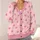 Pink Heart Scatter for Valentine's Day Layering and Everyday Romance for Women Gift Idea All-over Print Knitted Cardigan - 4
