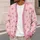 Pink Heart Scatter for Valentine's Day Layering and Everyday Romance for Women Gift Idea All-over Print Knitted Cardigan - 5