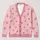Pink Heart Scatter for Valentine's Day Layering and Everyday Romance for Women Gift Idea All-over Print Knitted Cardigan - 1