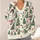 Evergreen Trees And Snowmen For Cozy Holiday Layering And Winter Weekend Style Wear All-over Print Knitted Cardigan - 4