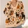 Pumpkin Cat Halloween Motif for Cozy Autumn Layering, Women's Seasonal Style Gift All-over Print Knitted Cardigan - 4