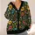 Tropical Botanical Blooms for Everyday Layering, Weekend Travel, and Women’s Casual Style All-over Print Knitted Cardigan - 4