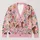 Pastoral Horse And Wildflower Motifs For Bohemian Weekend Layers And Country Getaways All-over Print Knitted Cardigan - 1