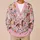 Pastoral Horse And Wildflower Motifs For Bohemian Weekend Layers And Country Getaways All-over Print Knitted Cardigan - 6