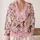 Pastoral Horse And Wildflower Motifs For Bohemian Weekend Layers And Country Getaways All-over Print Knitted Cardigan - 2