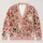 Whimsical Halloween Pumpkins, Ghosts and Florals for Cozy Autumn Layering Women's Style All-over Print Knitted Cardigan - 1
