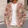 Whimsical Halloween Pumpkins, Ghosts and Florals for Cozy Autumn Layering Women's Style All-over Print Knitted Cardigan - 5