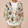Playful Rooster Farmyard Motif for Casual Art Exhibitions and Everyday Women’s Style All-over Print Knitted Cardigan - 6