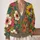 Colorful Retro Floral Boho Layers for Weekend Outings and Everyday Women's Style All-over Print Knitted Cardigan - 2