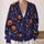 Halloween Pumpkins and Bats for Festive Autumn Evenings Women's Seasonal Style Look All-over Print Knitted Cardigan - 2