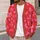 Pink Bow Motif for Valentine’s Day Parties and Romantic Everyday Layering Style for Women All-over Print Knitted Cardigan - 5