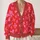 Pink Bow Motif for Valentine’s Day Parties and Romantic Everyday Layering Style for Women All-over Print Knitted Cardigan - 2
