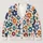 Colorful Retro Daisy Blooms for Cozy Autumn Layering and Everyday Country Style Wear All-over Print Knitted Cardigan - 1