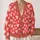 Pink Heart Motif for Romantic Layering, Valentine Celebrations, and Women’s Casual Style All-over Print Knitted Cardigan - 2