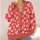 Pink Heart Motif for Romantic Layering, Valentine Celebrations, and Women’s Casual Style All-over Print Knitted Cardigan - 4