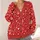 Red Heart Doodles and Love Letter Motifs for Valentine’s Day Date Nights and Gifting All-over Print Knitted Cardigan - 4