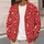 Red Heart Doodles and Love Letter Motifs for Valentine’s Day Date Nights and Gifting All-over Print Knitted Cardigan - 5