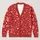 Red Heart Doodles and Love Letter Motifs for Valentine’s Day Date Nights and Gifting All-over Print Knitted Cardigan - 1