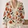 Jack-O'-Lantern Bats and Spiderwebs for Cozy Halloween Layering, Autumn Gift Idea All-over Print Knitted Cardigan - 2