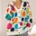Colorful Organic Circles for Autumn Layering and Casual Everyday Wardrobe Outfits All-over Print Knitted Cardigan - 4