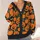 Pumpkin Jack O Lanterns for Cozy Autumn Outfits and Halloween Gatherings for Women All-over Print Knitted Cardigan - 4