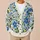 Blue Wildflower Garden for Relaxed Autumn Layering and Everyday Style, Gift for Mom All-over Print Knitted Cardigan - 6