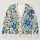 Blue Wildflower Garden for Relaxed Autumn Layering and Everyday Style, Gift for Mom All-over Print Knitted Cardigan - 1