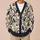 Ravens and Jack-O'-Lantern Branches for Moody Autumn Halloween Layering for Women All-over Print Knitted Cardigan - 6