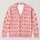 Pink Heart Diamond Motif For Romantic Valentine's Layering And Everyday Wear Gift Ready All-over Print Knitted Cardigan - 1