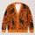 Black Cat Autumn Foliage for Cozy Fall Layering, Playful Halloween Gift Idea for Her All-over Print Knitted Cardigan - 1