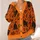 Black Cat Autumn Foliage for Cozy Fall Layering, Playful Halloween Gift Idea for Her All-over Print Knitted Cardigan - 4
