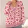 Blush Heart Motif For Romantic Valentine's Day Layering, Women's Cozy Autumn Winter Style All-over Print Knitted Cardigan - 4