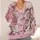 Blush Pink Peony Garden for Romantic Everyday Layering and Feminine Autumn Style for Women All-over Print Knitted Cardigan - 4