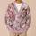 Blush Pink Peony Garden for Romantic Everyday Layering and Feminine Autumn Style for Women All-over Print Knitted Cardigan - 6