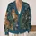 Woodland Rabbits Foxes And Wildflowers For Cozy Autumn Layering Women Nature Lover Gift All-over Print Knitted Cardigan - 2
