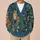 Woodland Rabbits Foxes And Wildflowers For Cozy Autumn Layering Women Nature Lover Gift All-over Print Knitted Cardigan - 6