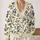 Blueberry Branch Motif for Autumn Office and Weekend Layering, Women’s Everyday Style All-over Print Knitted Cardigan - 2