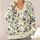 Blueberry Branch Motif for Autumn Office and Weekend Layering, Women’s Everyday Style All-over Print Knitted Cardigan - 4