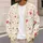 Orange Heart Valentine Outfit for Romantic Everyday Layering, Women and Couples Gift All-over Print Knitted Cardigan - 5