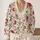 Red Rose Botanical Blooms for Romantic Everyday Layering, Women's Spring and Fall Occasions All-over Print Knitted Cardigan - 2